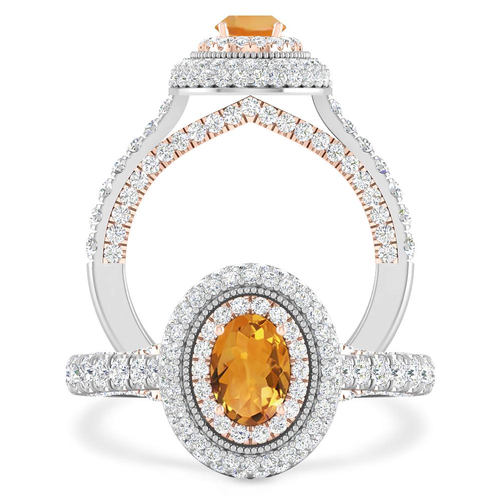 White Gold - Citrine