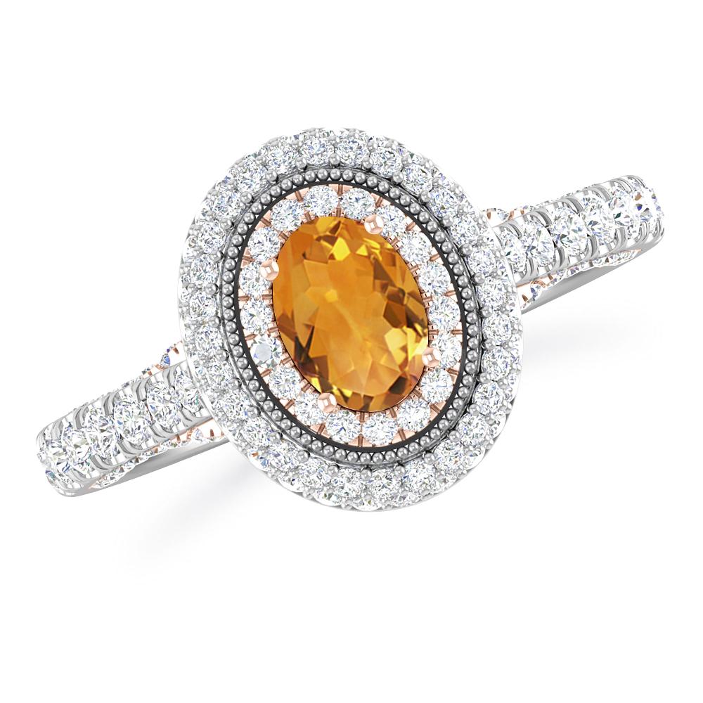 White Gold - Citrine