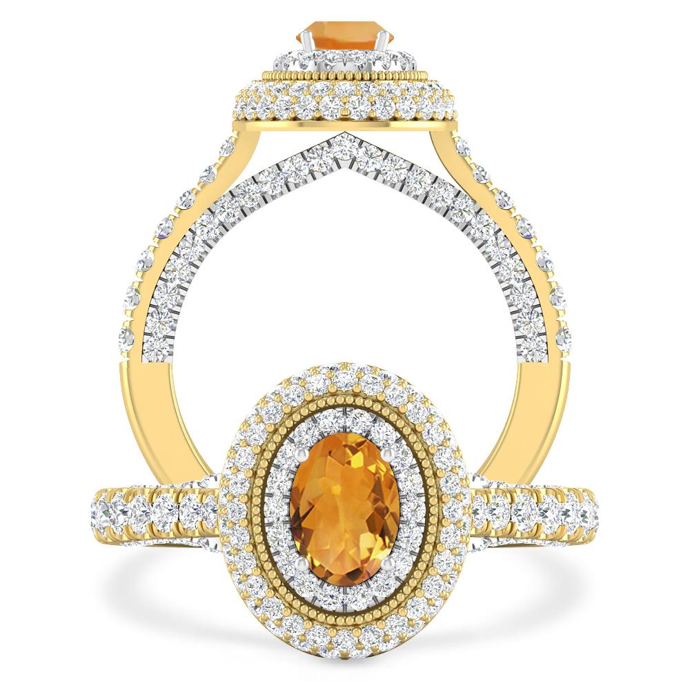 Yellow Gold - Citrine