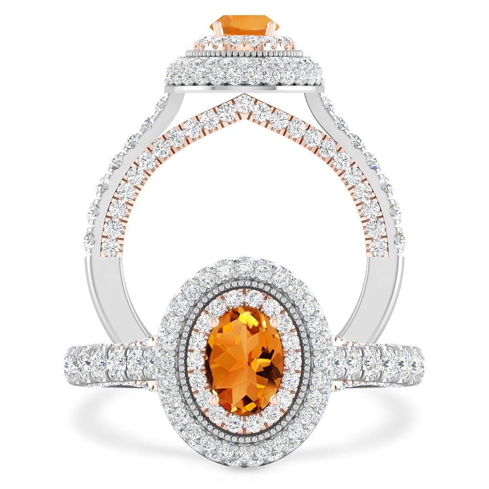 White Gold - Citrine