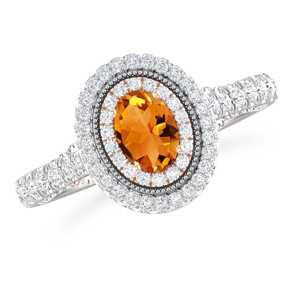 White Gold - Citrine