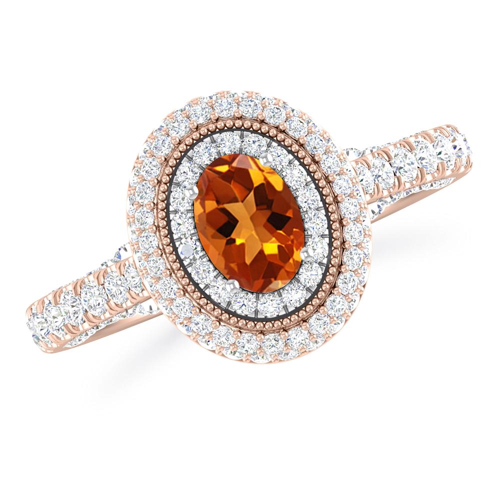 Rose Gold - Citrine