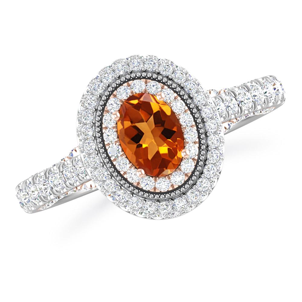 White Gold - Citrine