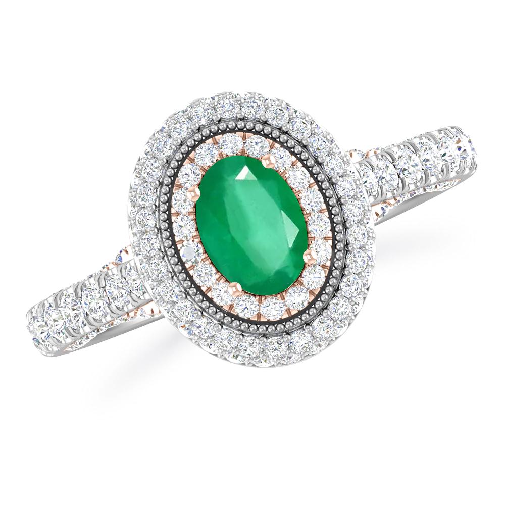 White Gold - Emerald