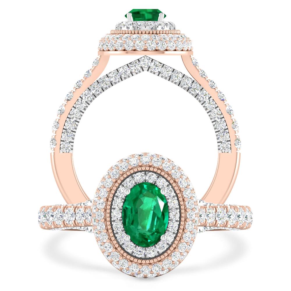 Rose Gold - Emerald