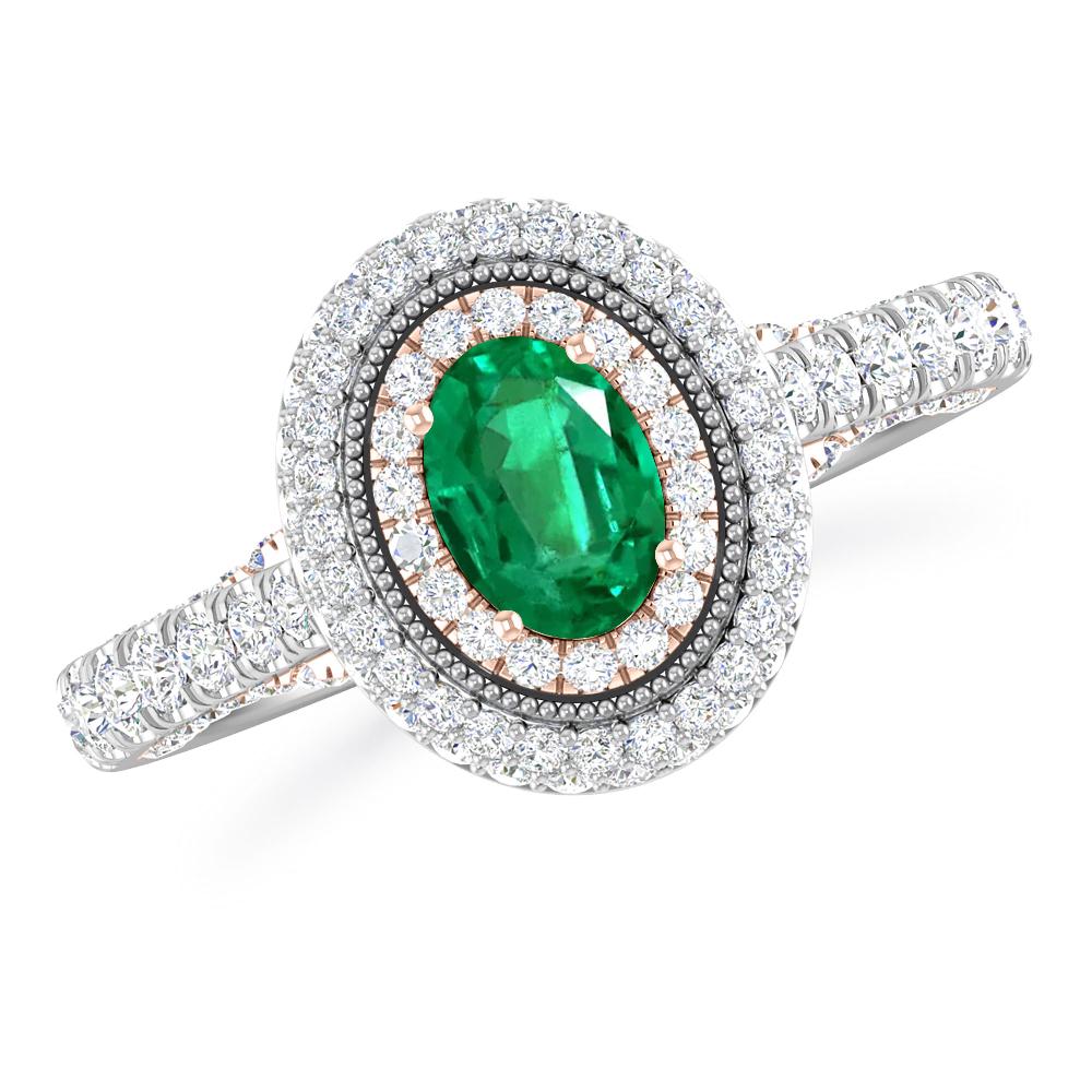 White Gold - Emerald