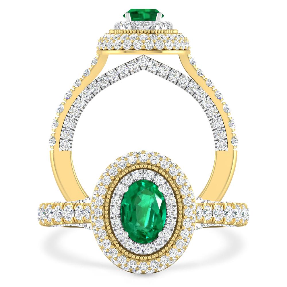 Yellow Gold - Emerald