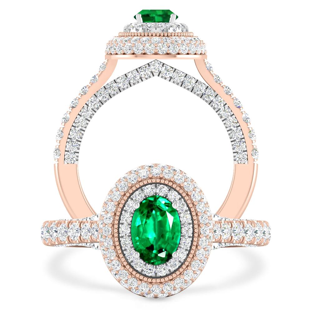 Rose Gold - Emerald