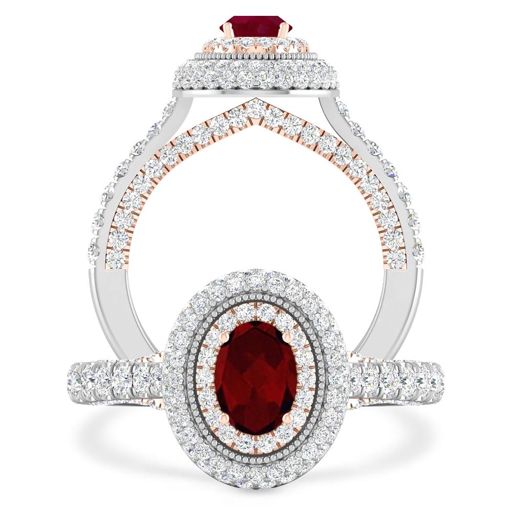 White Gold - Garnet