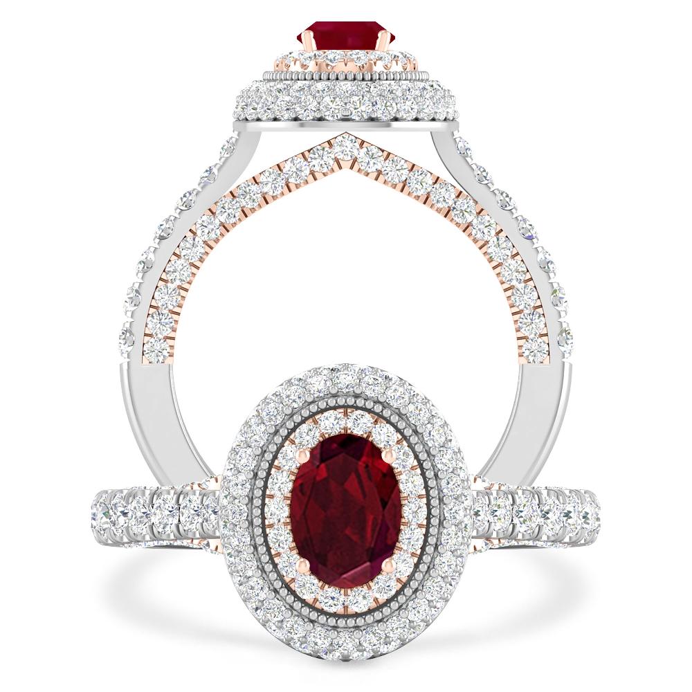 White Gold - Garnet