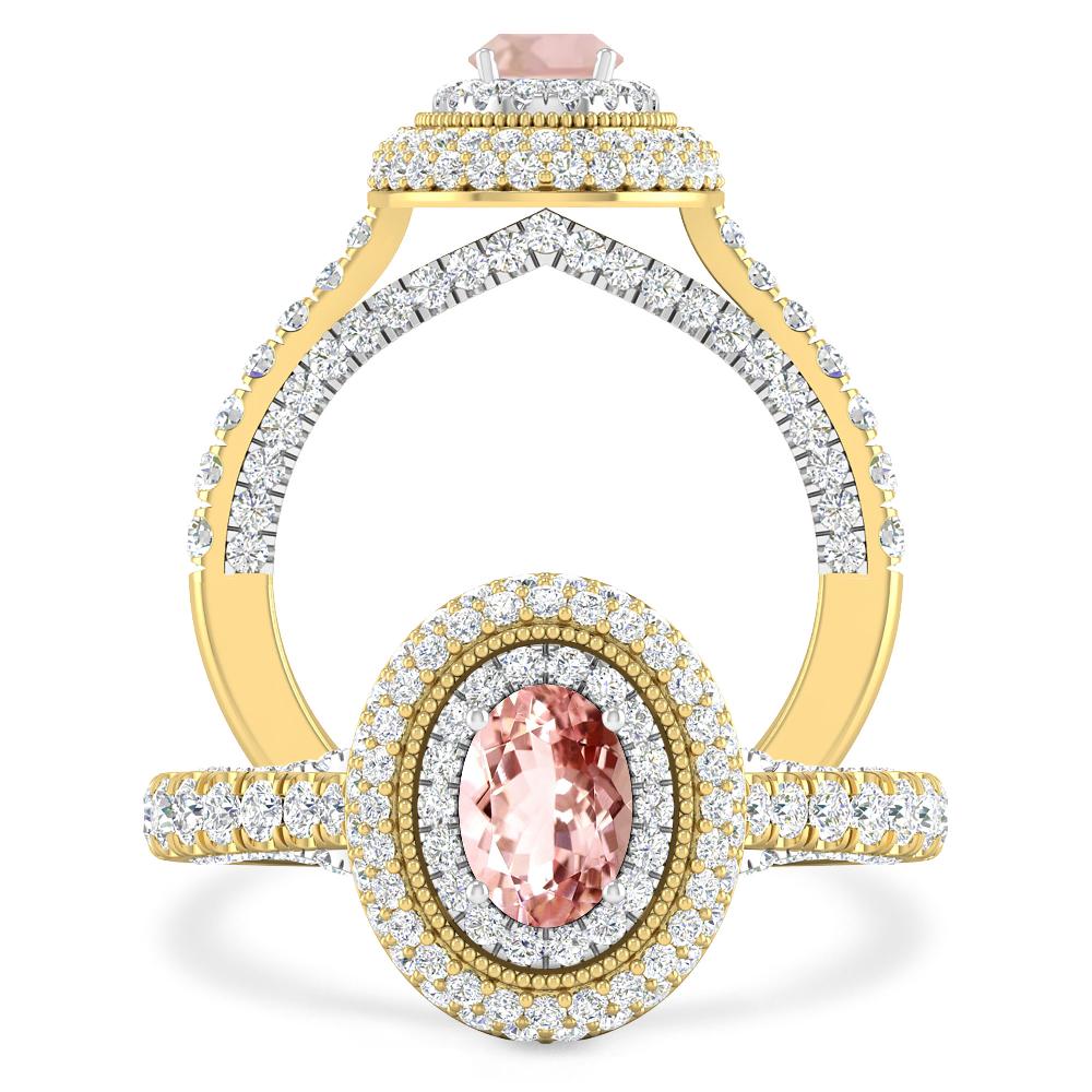 Yellow Gold - Morganite