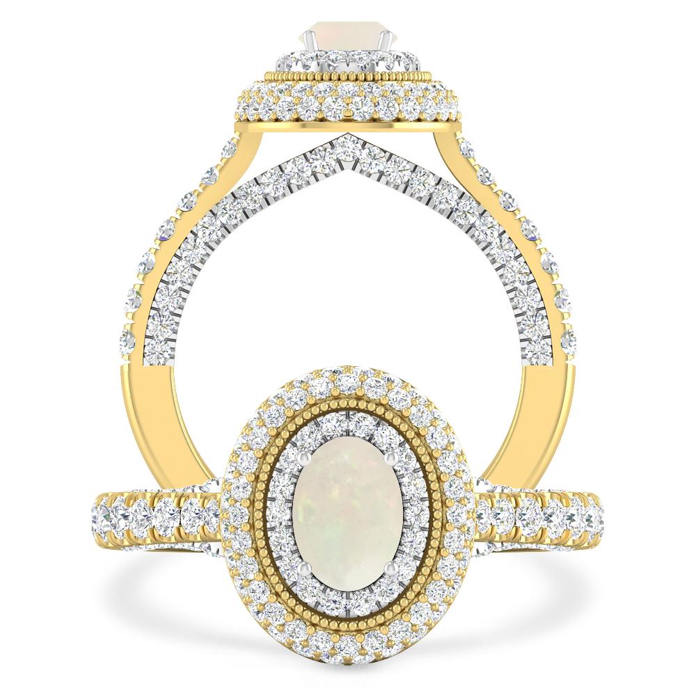 Yellow Gold - Opal