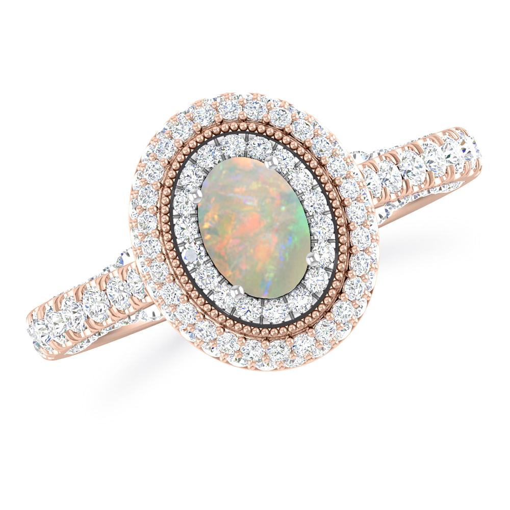 Rose Gold - Opal