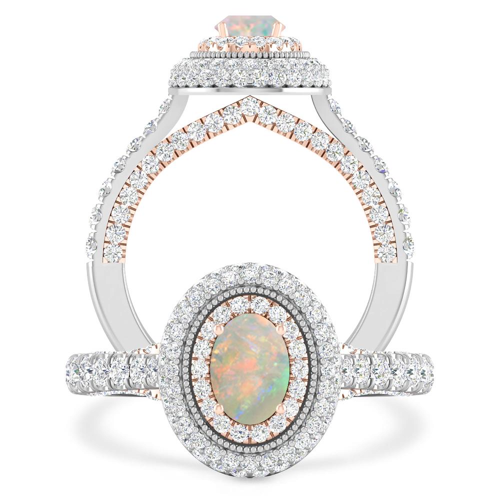 White Gold - Opal