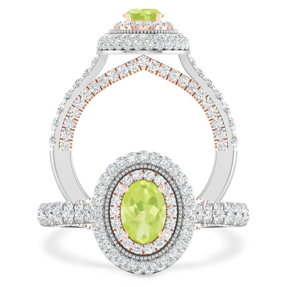 White Gold - Peridot