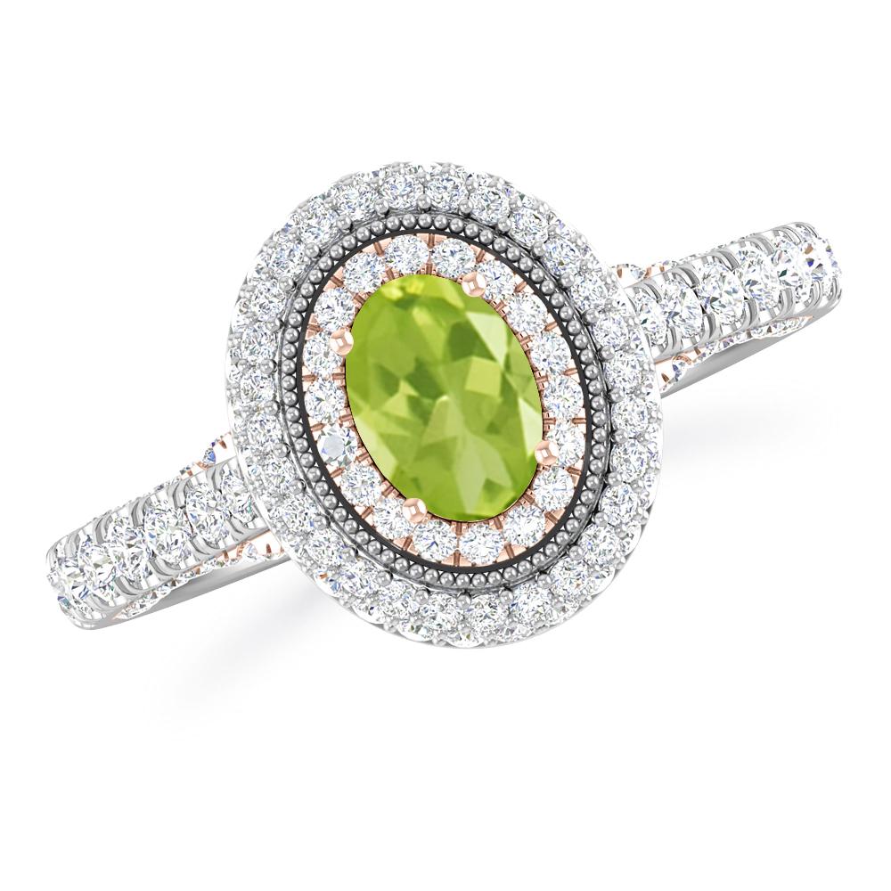 White Gold - Peridot