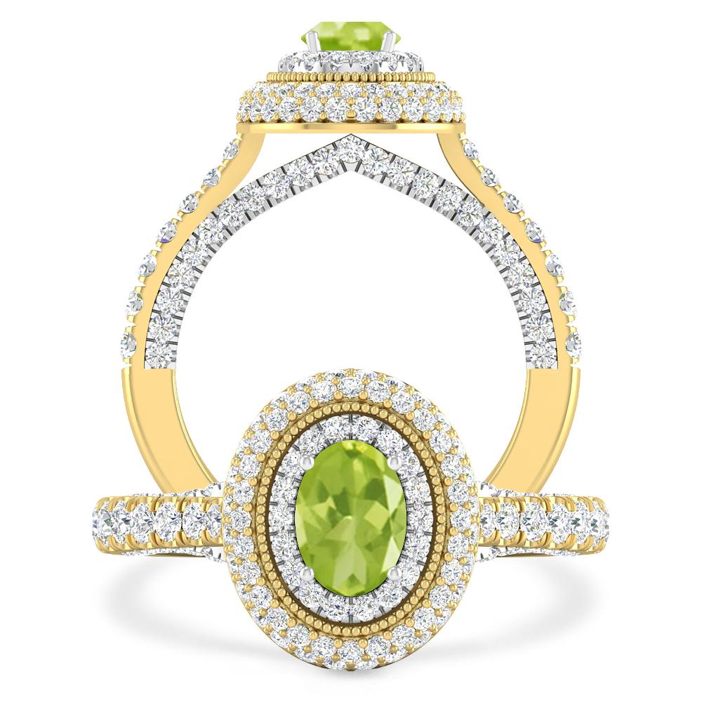 Yellow Gold - Peridot