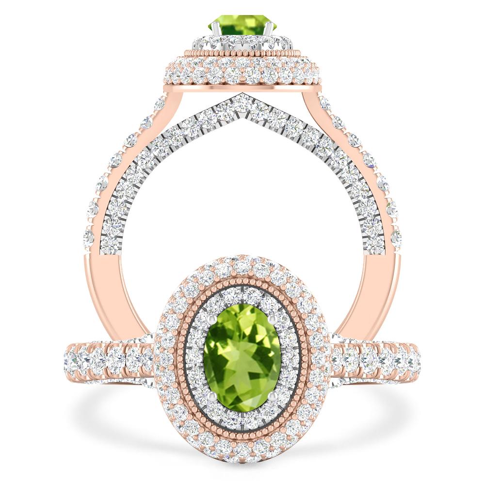 Rose Gold - Peridot