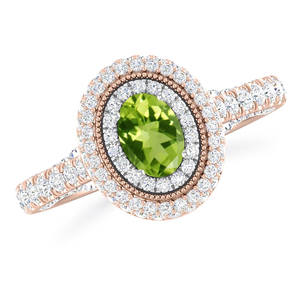 Rose Gold - Peridot