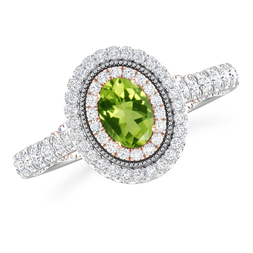 White Gold - Peridot