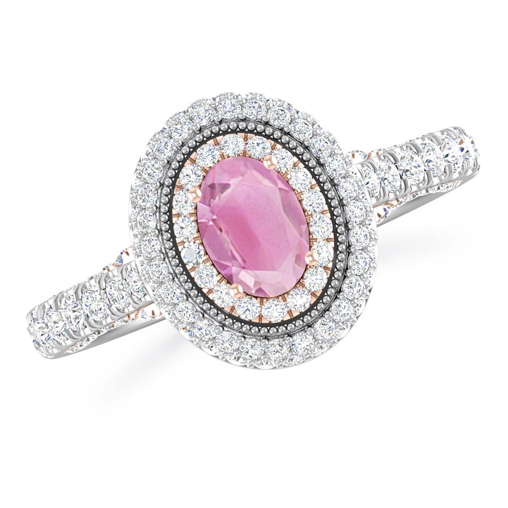 White Gold - Pink Tourmaline