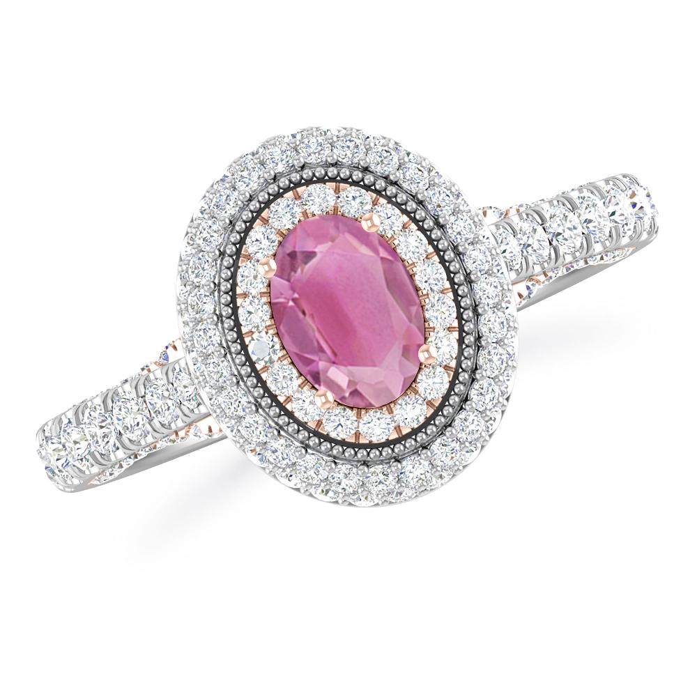 White Gold - Pink Tourmaline