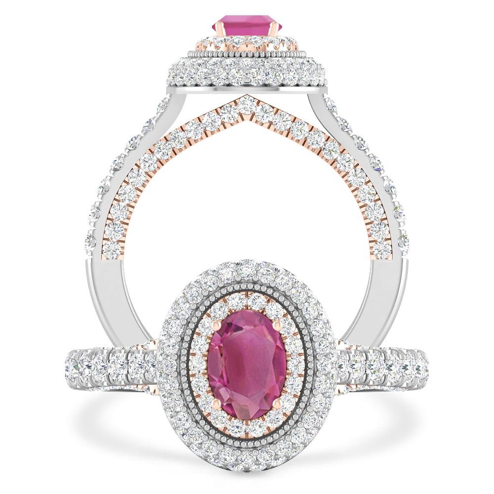 White Gold - Pink Tourmaline