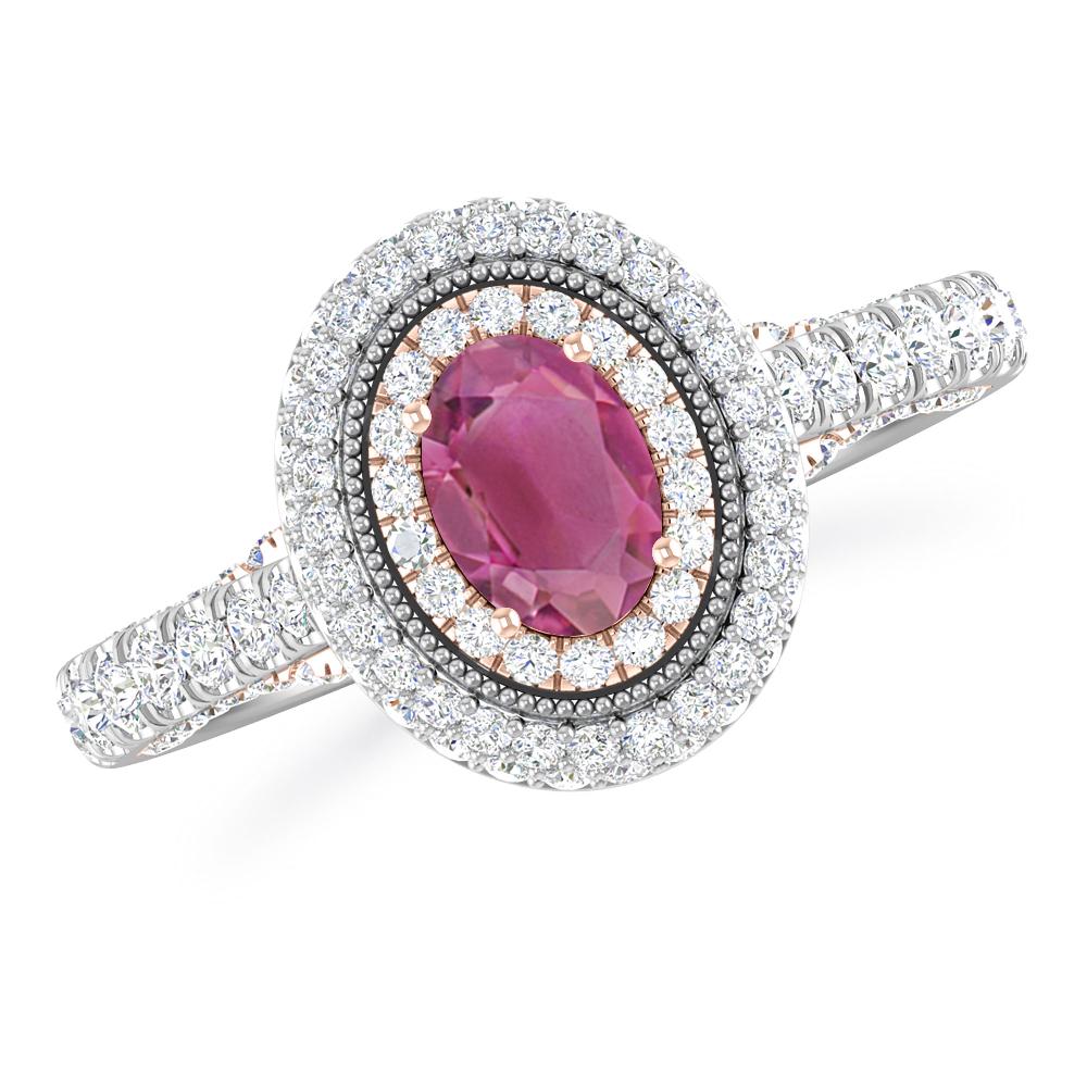 White Gold - Pink Tourmaline