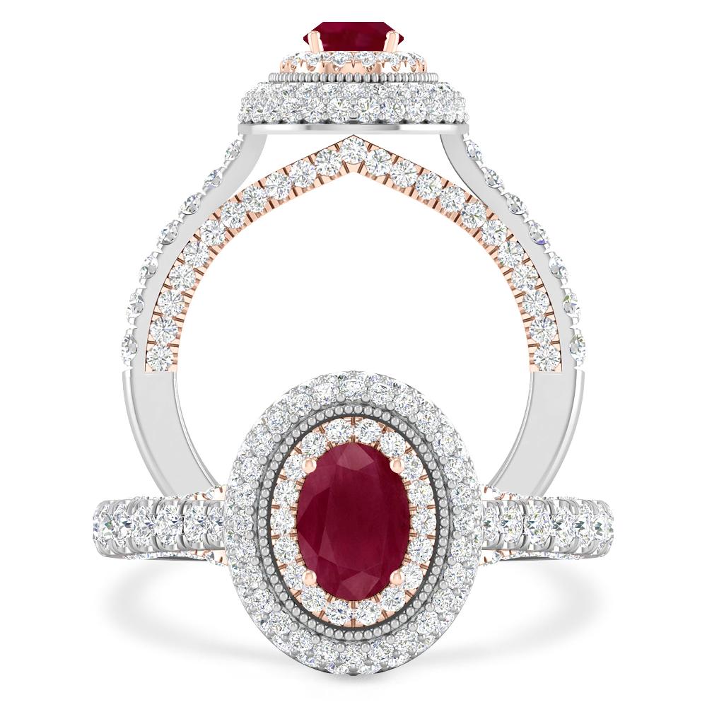 White Gold - Ruby