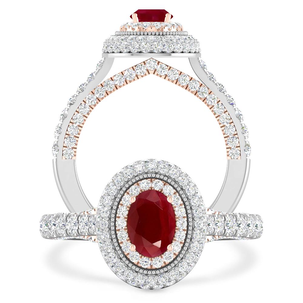 White Gold - Ruby