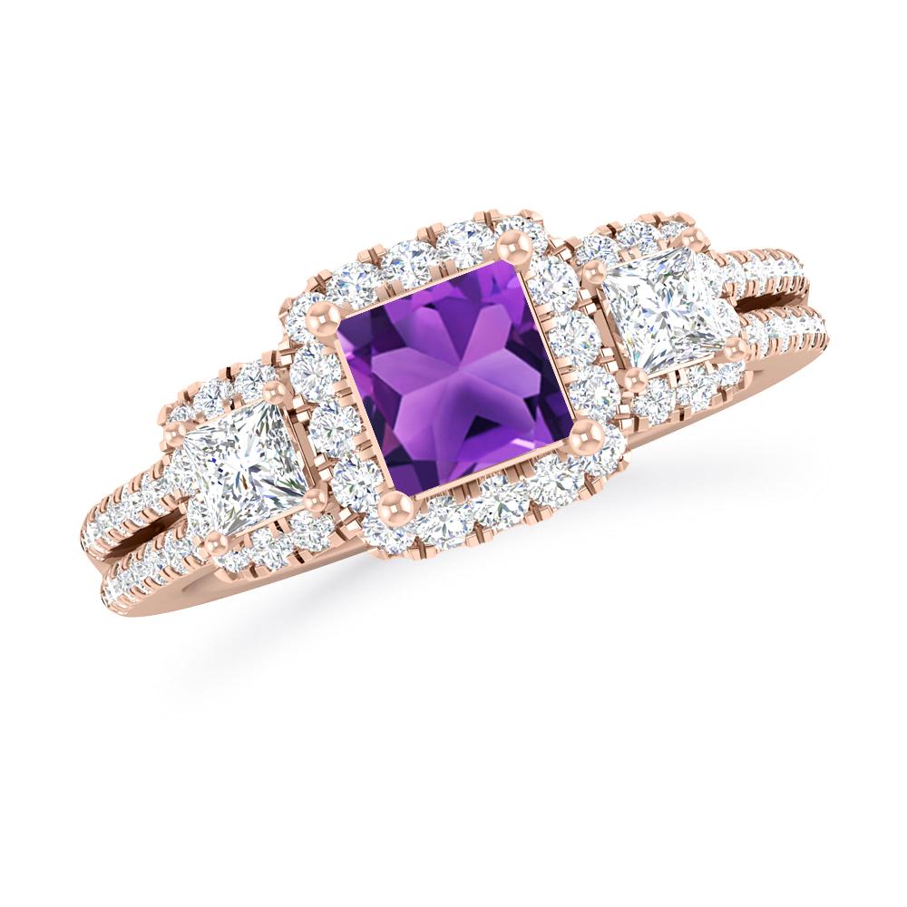 Rose Gold - Amethyst