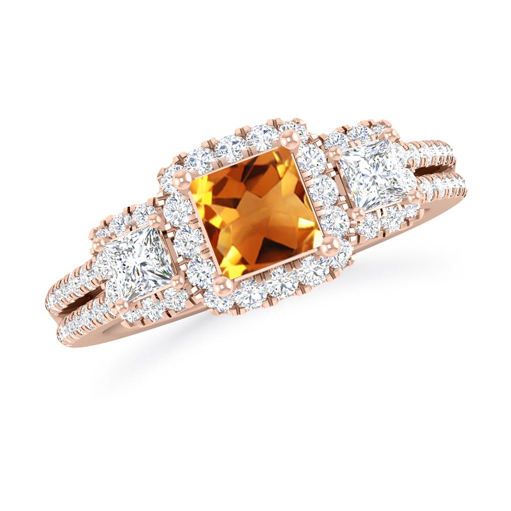 Rose Gold - Citrine