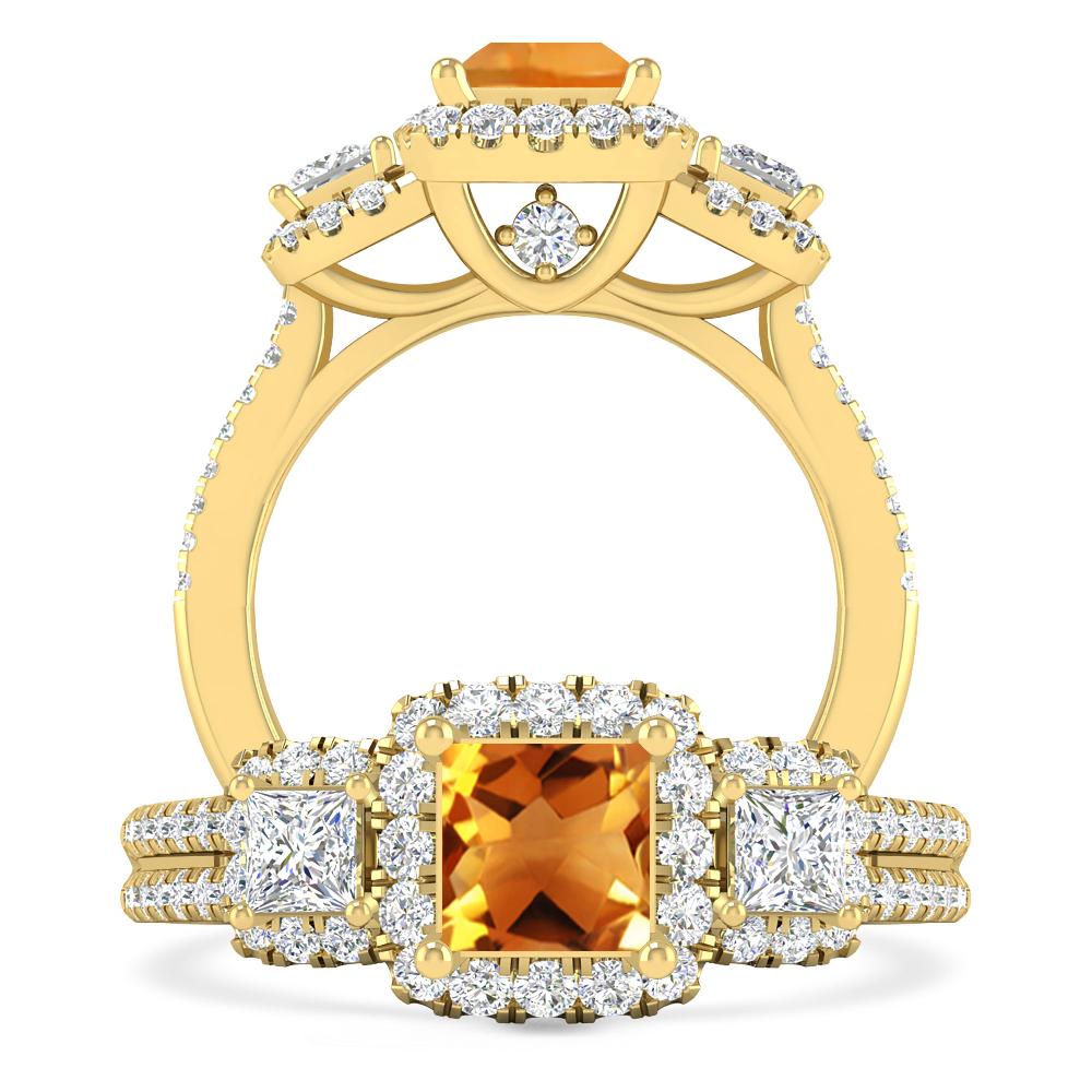 Yellow Gold - Citrine