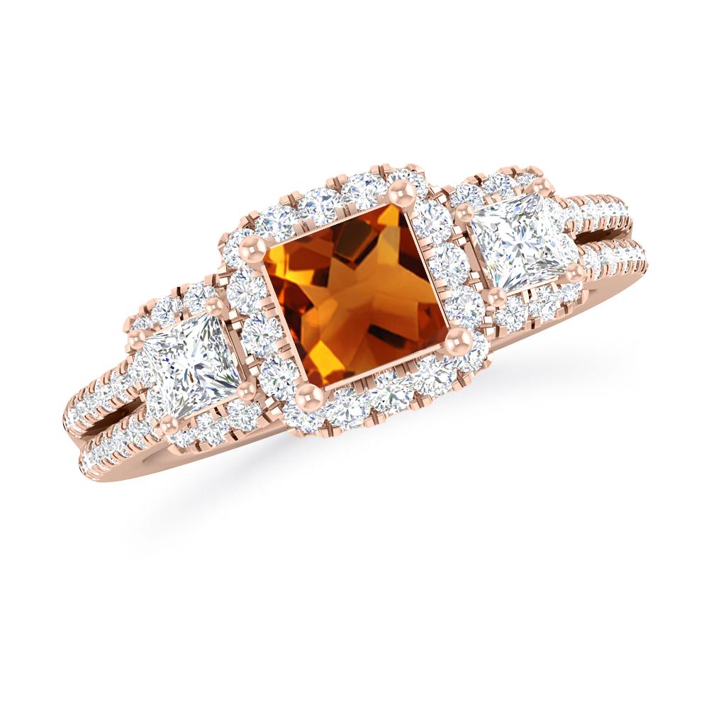 Rose Gold - Citrine