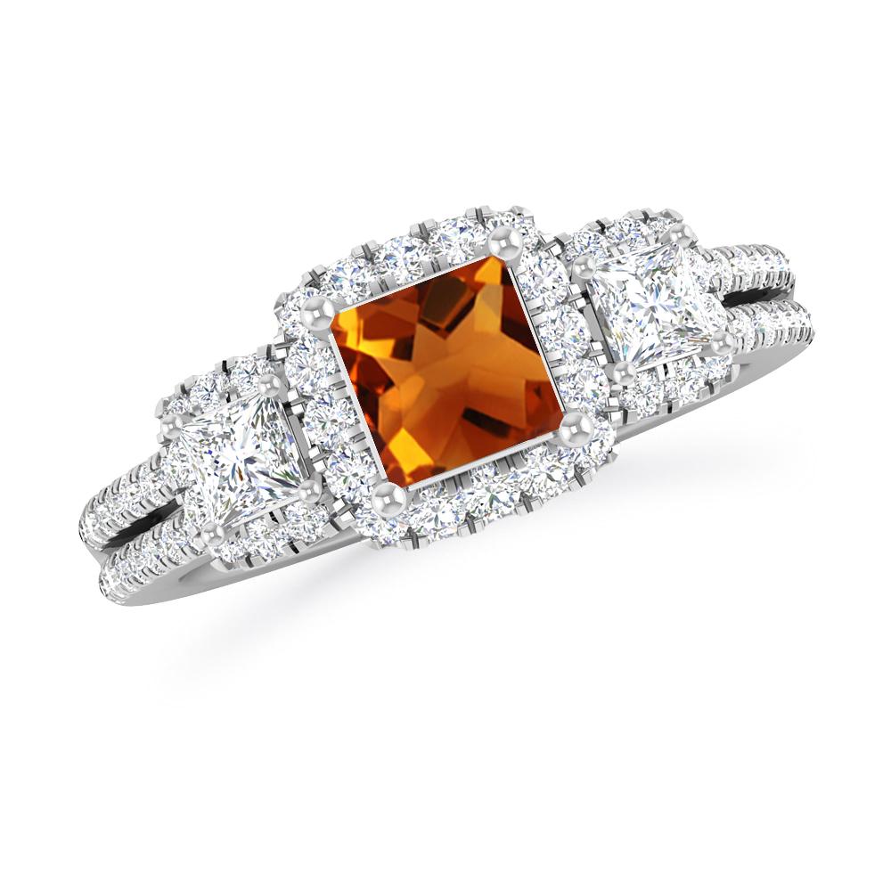 White Gold - Citrine