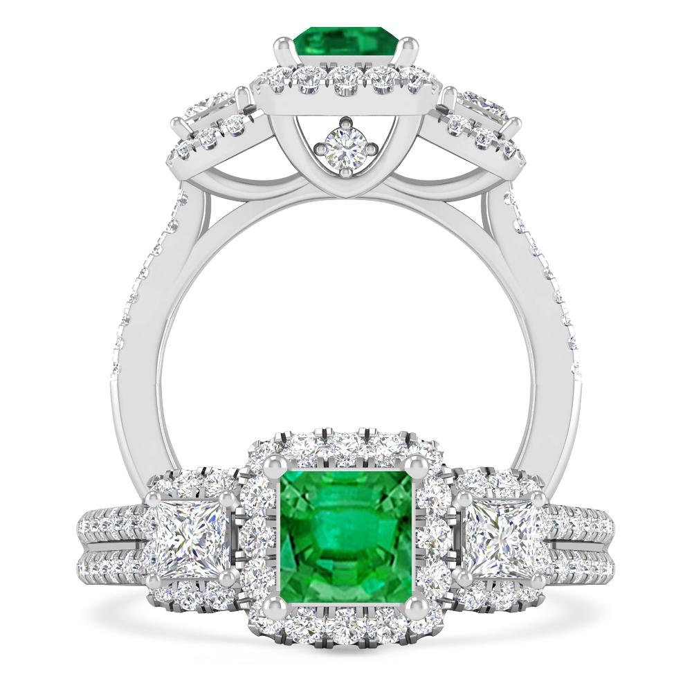 White Gold - Emerald