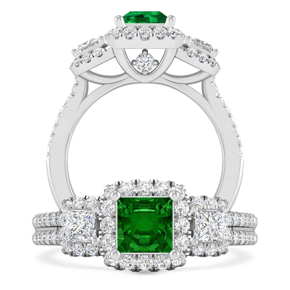 White Gold - Emerald