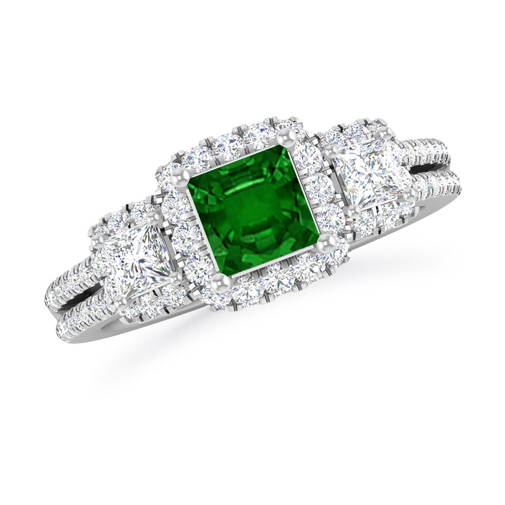 White Gold - Emerald