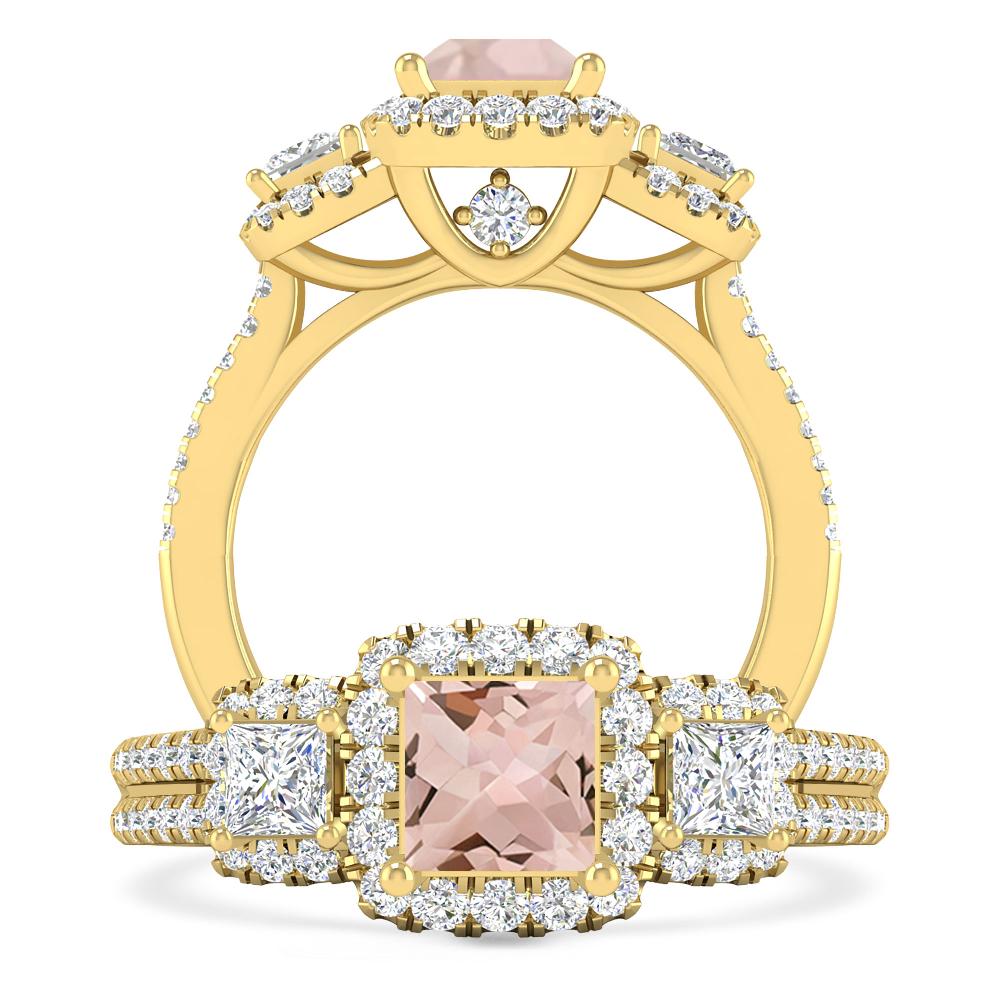 Yellow Gold - Morganite