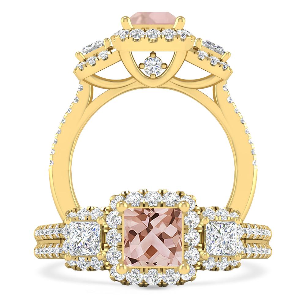 Yellow Gold - Morganite