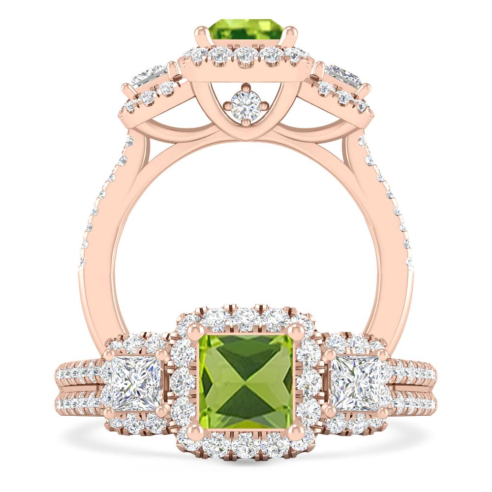 Rose Gold - Peridot