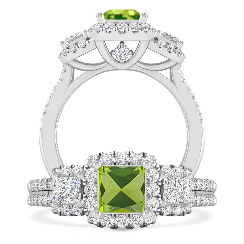 White Gold - Peridot