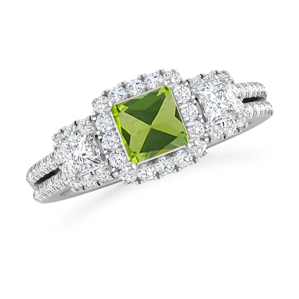 White Gold - Peridot