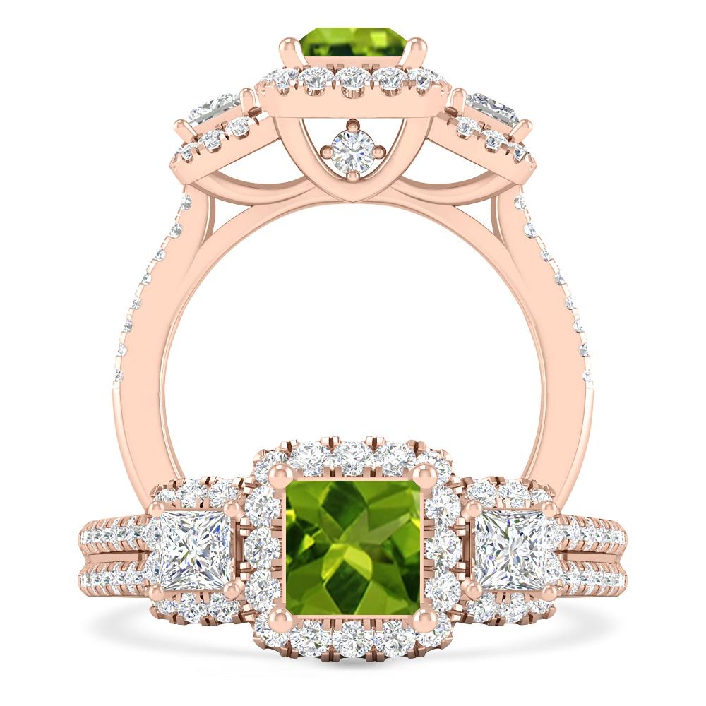 Rose Gold - Peridot