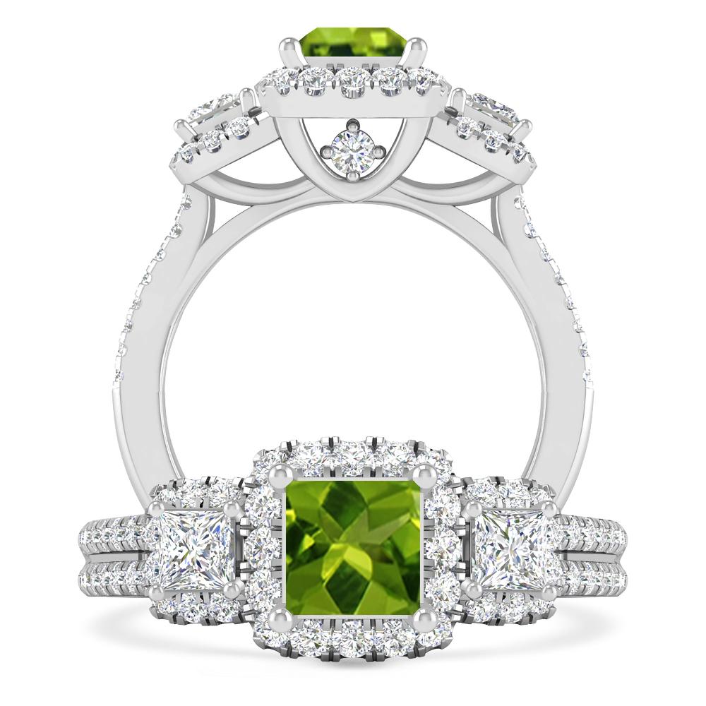 White Gold - Peridot