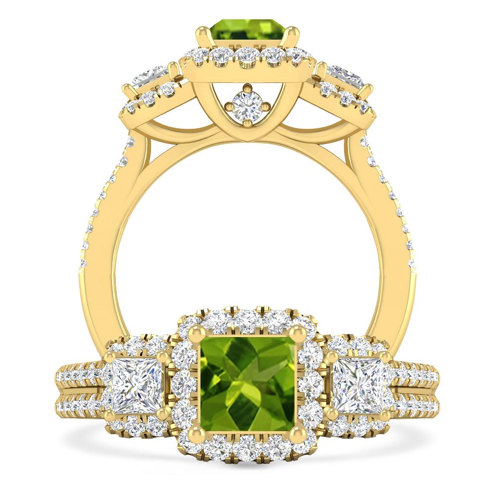 Yellow Gold - Peridot