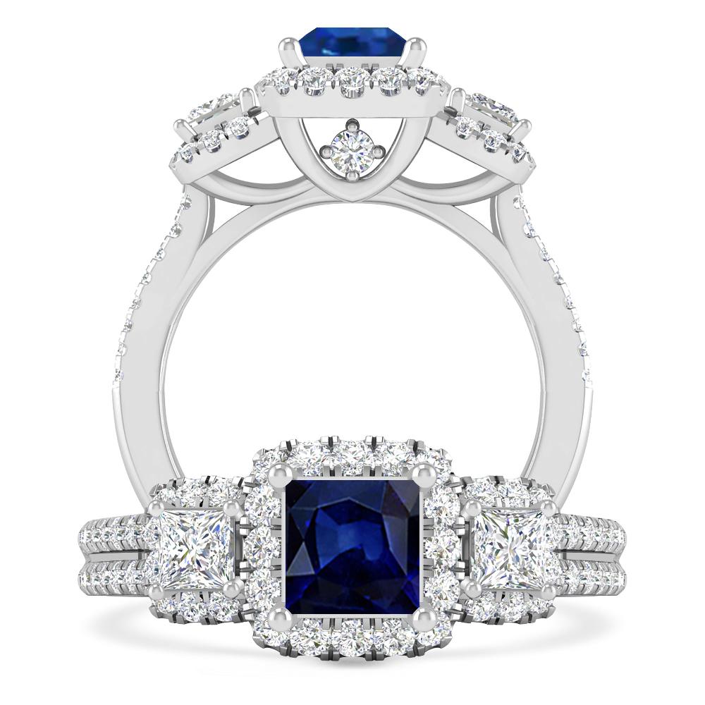 White Gold - Sapphire