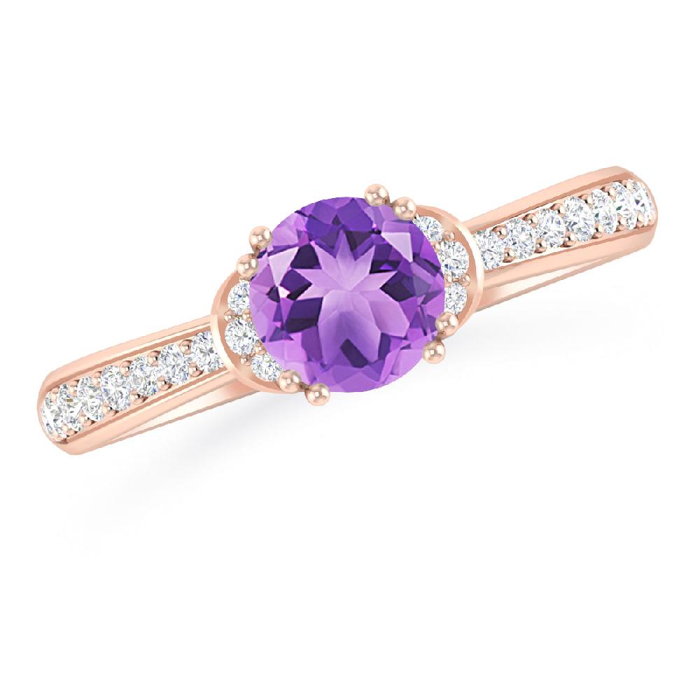 Rose Gold - Amethyst