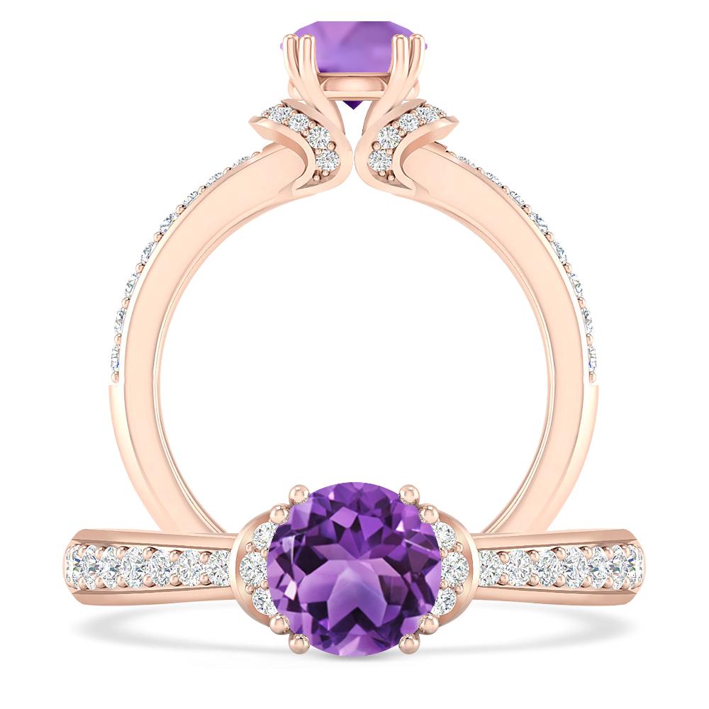 Rose Gold - Amethyst