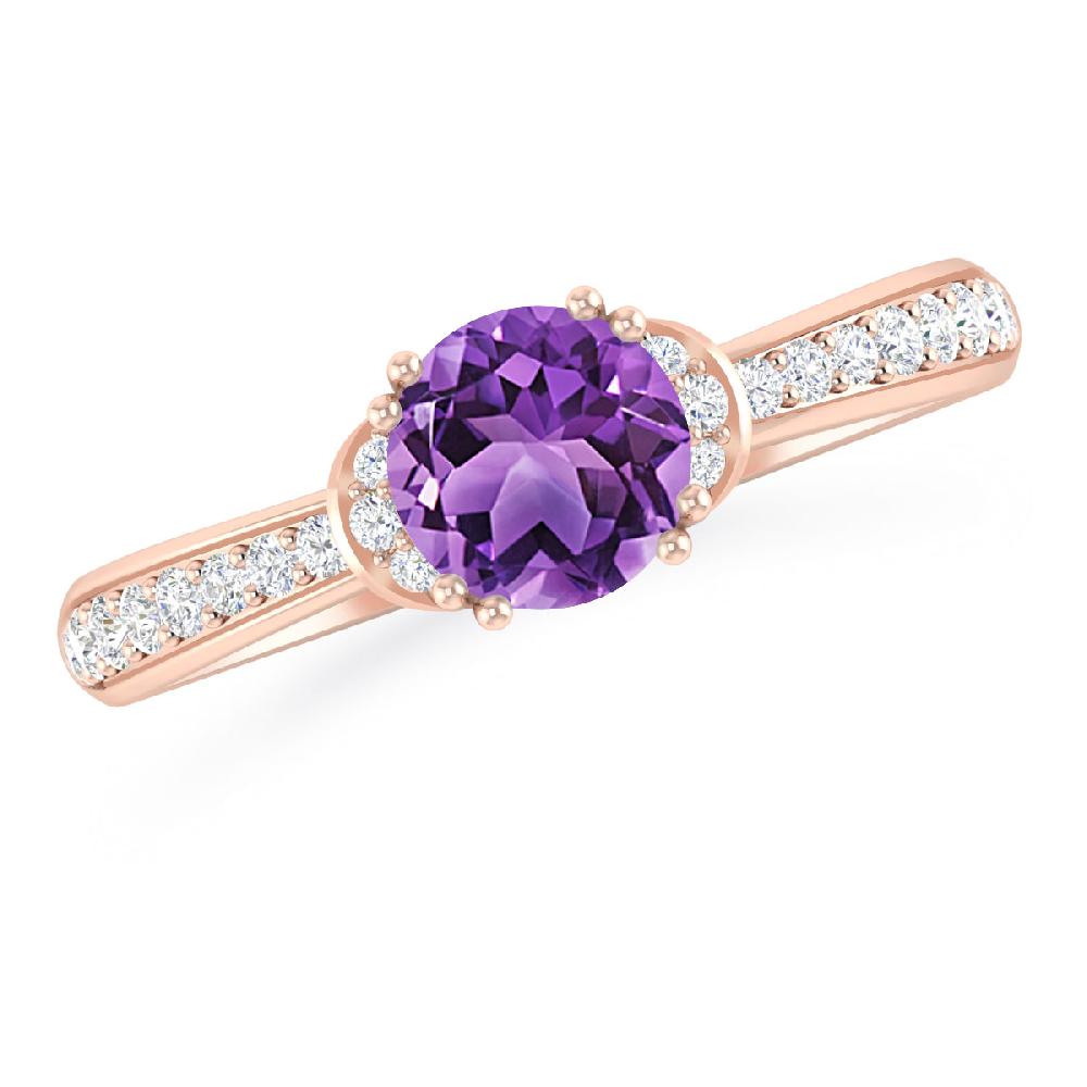 Rose Gold - Amethyst